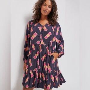 Anthropologie Sammi Candy Crush Tiered  Mini Dreas